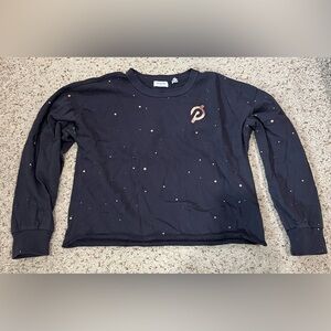 EUC Peloton crop sweatshirt, medium